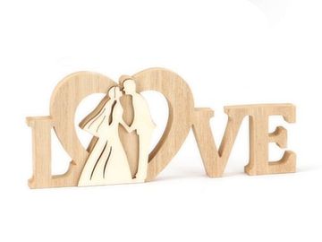 Drevený svadobný nápis 22cm - LOVE