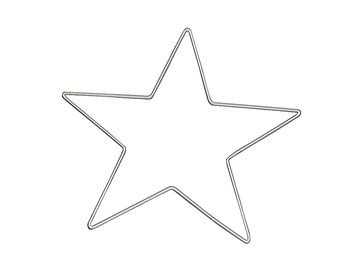 Drôtená hviezda 25cm