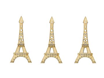 Dýhové výrezy 3ks - Eiffelova veža