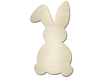 Dýhový drevený výrez 20cm - Zajac