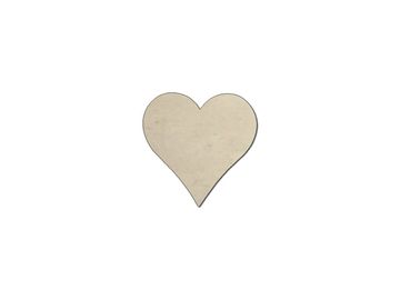 Dýhový drevený výrez 2cm - srdce
