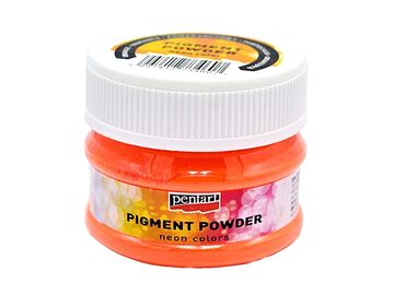 Efektový pigmentový prášok 6g - neónový oranžový