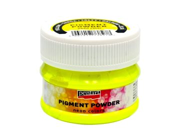Efektový pigmentový prášok 6g - neónový žltý