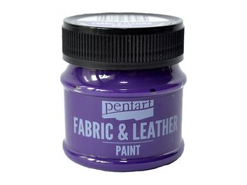Farba na kožu a textil PENTART 50ml - fialová