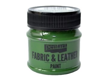 Farba na kožu a textil PENTART 50ml - jedľová zelená
