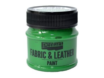 Farba na kožu a textil PENTART 50ml - zelená