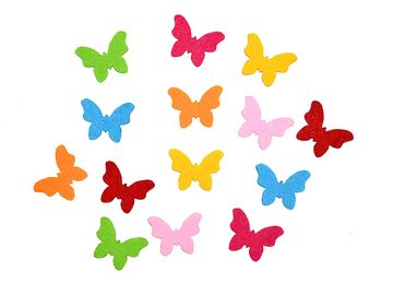 Filcové výrezy 3cm - motýle
