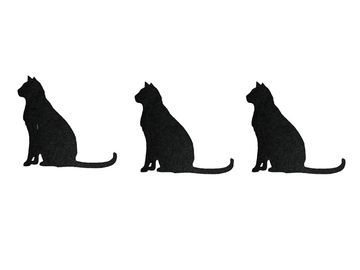 Filcové výrezy 5cm 3ks - mačky