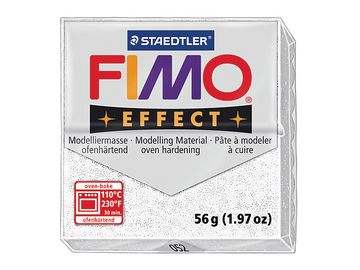 Modelovacia hmota FIMO Effect 56g - glitter biela