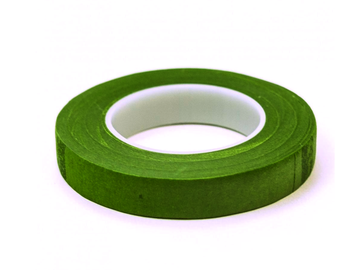 Floristická fixačná páska 12mm - trávovo zelená