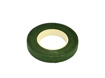 Floristická fixačná páska 12mm - tmavo zelená - ihličie