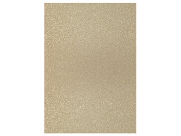 Glitrovaný papier 200g - svetlý zlatý