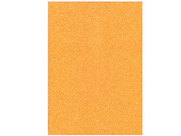 Glitrovaný papier NEON 200g - oranžový