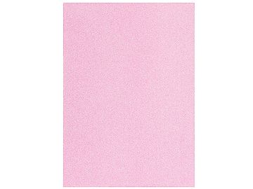 Glitrovaný papier PASTEL 200g - ružový