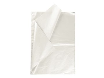 Hodvábny papier 50x70cm 25ks - biela perleť