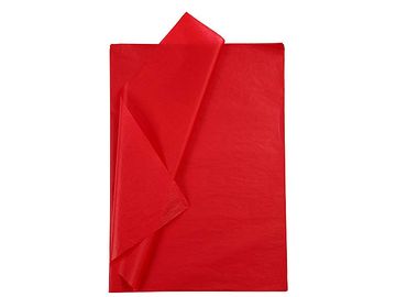 Hodvábny papier 50x70cm 25ks - červený