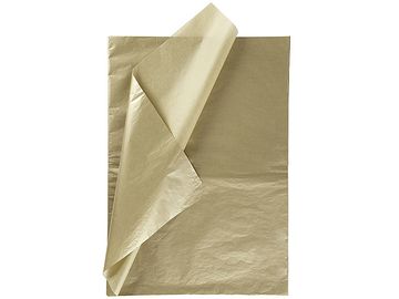 Hodvábny papier 50x70cm 25ks - zlatý