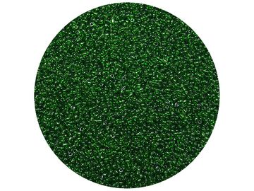 Korálky Rokajl 2mm 20g - priehľadné - smaragdové