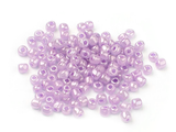 Korálky Rokajl 4mm 20g - perleťové fialové