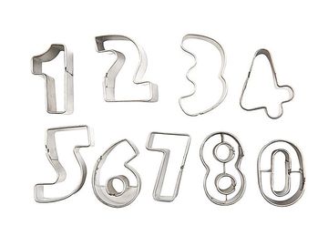 Kovové vykrajovačky abeceda - čísla