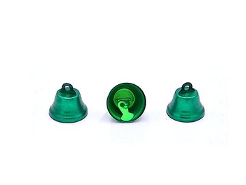 Kovový dekoračný zvonček matný 2,5cm - zelenomodrý
