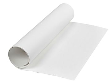 Kožený papier na šitie 1m - biely