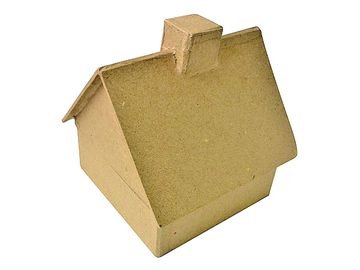 Krabička domček z Papier-mâché