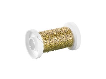 Krčený aranžérsky drôt 0,25mm 50m - zlatý