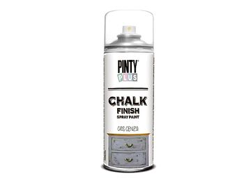 Kriedová farba Chalk Finish PINTY PLUS 400ml - popolavá sivá