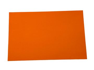Machová guma 2mm 20x30cm - mandarinková oranžová