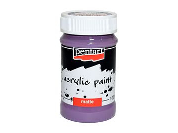 Matná akrylová farba Pentart - 100ml - fialová