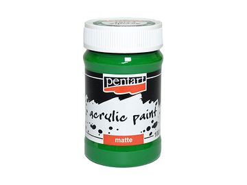 Matná akrylová farba Pentart 100ml - zelená