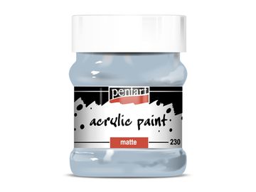 Matná akrylová farba PENTART 230 ml - country-modrá
