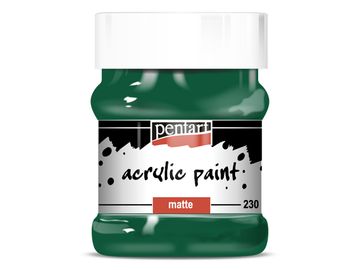 Matná akrylová farba PENTART 230 ml - jedľová zelená