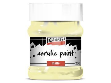 Matná akrylová farba PENTART 230 ml - maslová