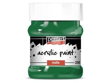 Matná akrylová farba PENTART 230 ml - zelená
