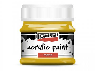 Matná akrylová farba Pentart 50ml - okrová