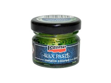 Metalická vosková pasta 20ml - zelená