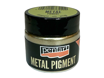 Metalický pigmentový prášok PENTART 8g - champagne zlatý
