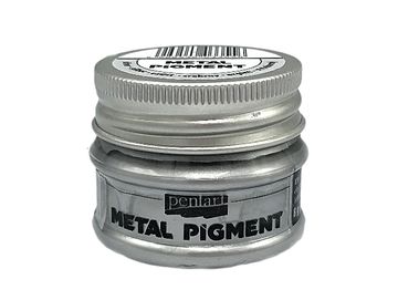 Metalický pigmentový prášok PENTART 8g - strieborný