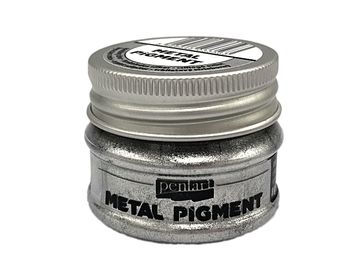 Metalický pigmentový prášok PENTART 8g - trblietavý strieborný