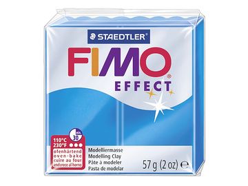 Modelovacia hmota FIMO Effect 56g - priehľadná modrá