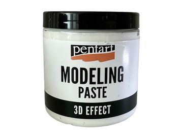 Modelovacia pasta PENTART 3D efekt 500ml - biela