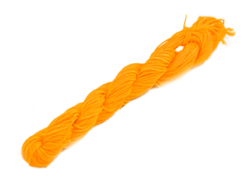 Nylonová bižutérna šnúrka 1mm 24m návin - oranžová