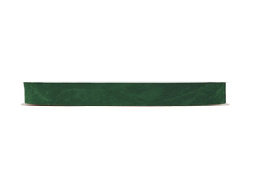 Obojstranná zamatová stuha 15mm - vianočná zelená