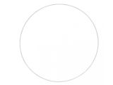 Oceľový základ kruh na veniec/lapač snov - 45cm - Rayher