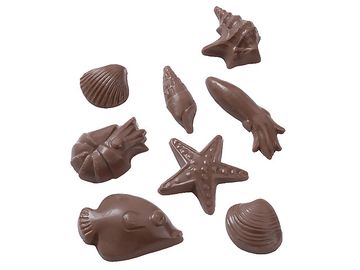Odlievacia forma na čokoládu - morské motívy