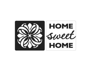 Odlievacia pečiatka do mydla - Home sweet Home