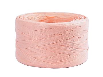 Papierová eko raffia 100m - pastelová ružová