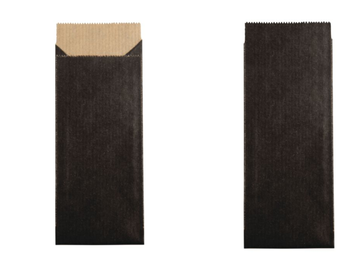 Papierové mini vrecúška 5x11cm - čierne